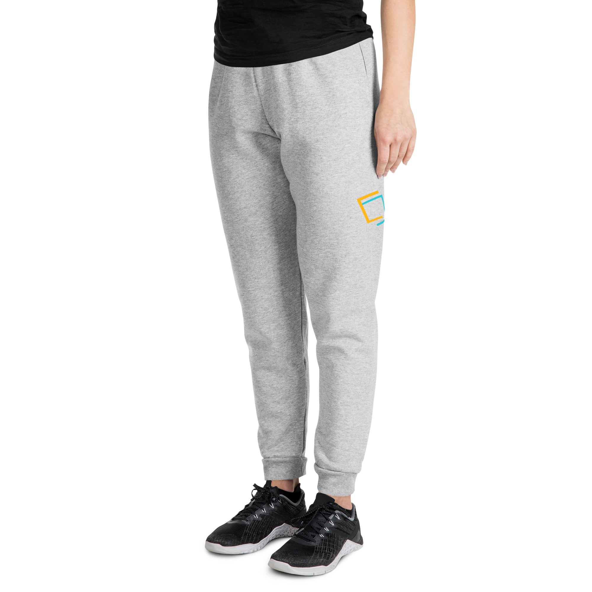 Unisex Joggers with Geometric Pattern